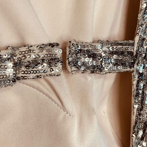 Odrella Bayan Elbise Sequin Floor Length Gown - Picture 14 of 16